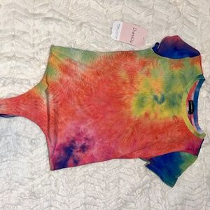 Tie-dyed body suit